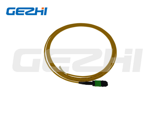 SM 9/125 Mpo Lc สายไฟเบอร์ออปติก Pigtail Patchcord ด้วยและความยาวที่กําหนดเอง