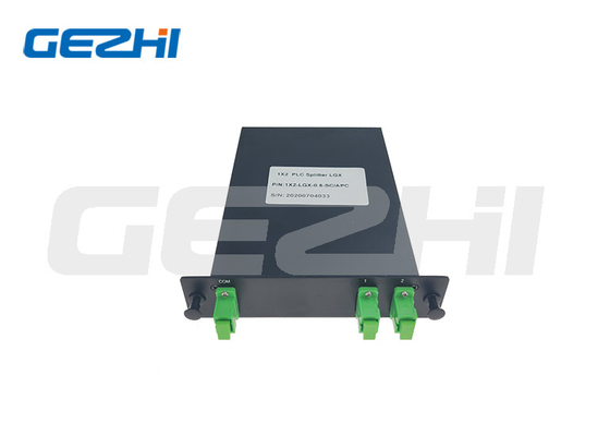 LGX Cassette Type FTTH PLC Splitter 1x2 ไฟเบอร์ออปติก ABS กล่องแยก PLC