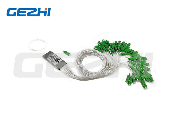 FC / APC 1x16 Fiber Optic PLC Splitter ชนิดท่อสแตนเลส