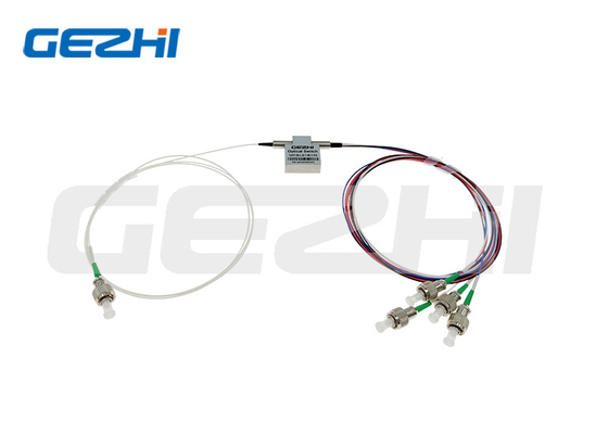 ไฟเบอร์ออปติก 1x4T Mechanical Optical Switch พร้อมขั้วต่อ SC FC LC ST