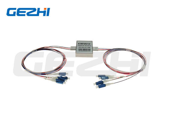 เครื่องสวิทช์ไฟเบอร์ออปติก 4x4 ที่ใช้เวลาสวิทช์เร็ว