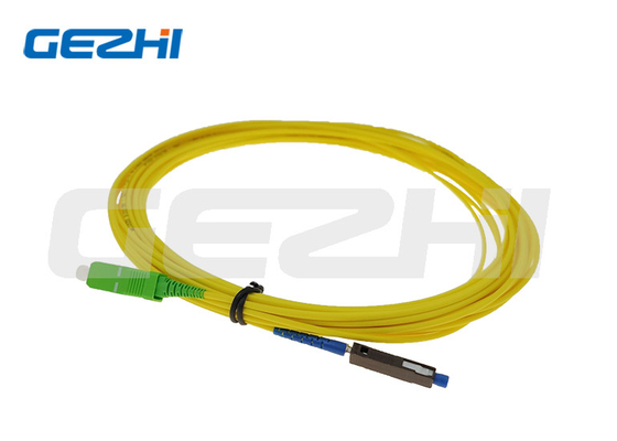 สายแพทช์ไฟเบอร์ตัวเชื่อมต่อ Simplex MU ถึง SC ซีรี่ส์สายแพทช์สำหรับเครือข่ายข้อมูล