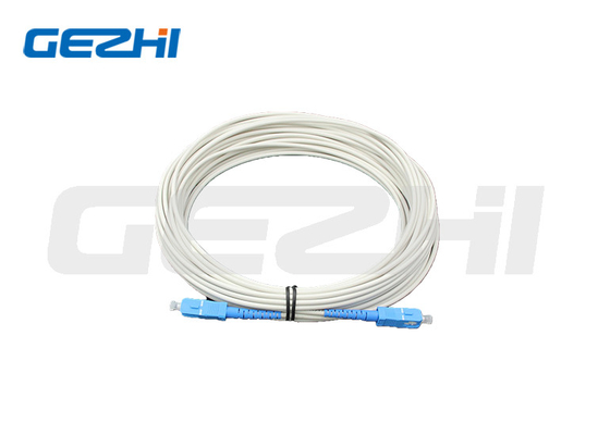 สายแพทช์หุ้มเกราะ FTTH OM1 Duplex Jumper สายแพทช์ไฟเบอร์ออปติก SC/LC/FC/ST