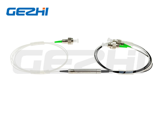 3 พอร์ตออปติคัล Circulator ไฟเบอร์ออปติกส่วนประกอบแบบพาสซีฟพร้อมตัวเชื่อมต่อ FC