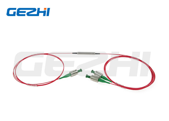 โพลาไรเซชันแบบ Wide Pass Band การบำรุงรักษาตัวเชื่อมต่อ FC / APC ไฟเบอร์ออปติก 1x2 PM Coupler