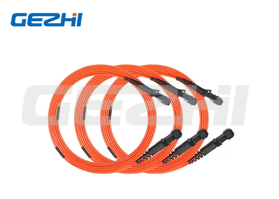 MTRJ สายแพทช์ไฟเบอร์ออปติกมัลติโหมด Simplex Duplex Cord
