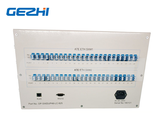 48*2x4 Matrix Optical Switch Rackmount สำหรับการบำรุงรักษาระบบ