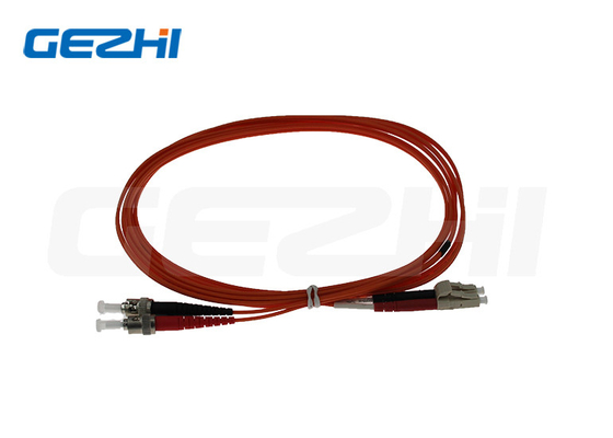 LC ถึง ST SingleMode Duplex Fiber Optical Patch Cord สําหรับเซ็นเซอร์ออปติก