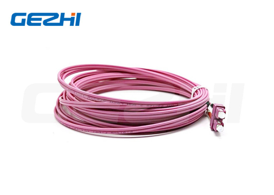 SC ถึง LC Duplex OM4 Fiber Patch Cord สําหรับศูนย์ข้อมูล