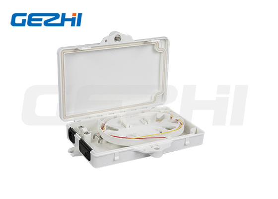 4 สายใย Splicing สายใยออปติก ปิดกล่อง 2 หลัก ABS PC พลาสติก retardant ไฟ