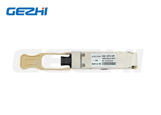 MPO 100G 850nm SR Optical Transceiver Module DDM 100M QSFP28 รองรับ OEM