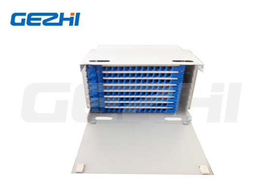กรอบการกระจายไฟเบอร์ Optical Odf 96 Core Sc / Apc Terminal Box แพทช์พานิล