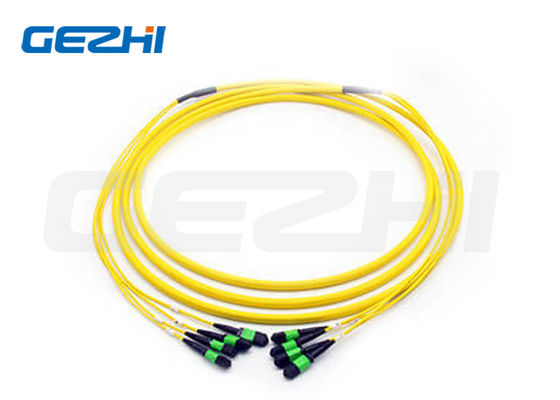 48F MPO Trunk Cable 3.0mm LSZH ไฟเบอร์ออปติก แพทช์เคเบิลสําหรับ FTTX และศูนย์ข้อมูล