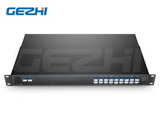 18 ช่อง 1270-1610nm Cwdm Fiber Optic Multiplexers กับช่องจอ