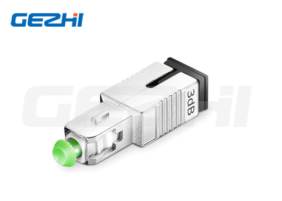 SC / APC ไฟเบอร์ออปติก Attenuator Single Mode เพศชาย-เพศหญิง 3dB ปรับ