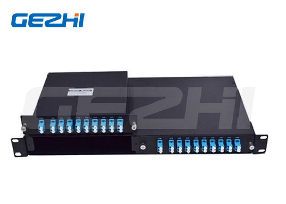 โมดูล 18CH CWDM 1270-1610nm 1U LGX 2 สล็อตขนาดครึ่งใน 1 ตลับ