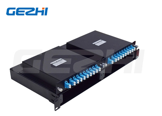 18 ช่องทาง Wdm Solution Cwdm Mux 1u Racks Sc Fc Lc Apc Upc