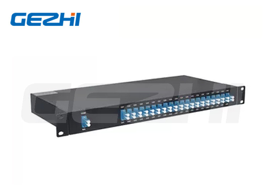 40 ช่องทาง Dual Fiber DWDM Mux Demux FMU 1U Rack Mount AAWG อุปกรณ์เฉย