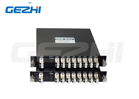 8CH DWDM Mux Demux Module CH41-CH48 Dual Fiber LGX พร้อมขั้วต่อโลหะ