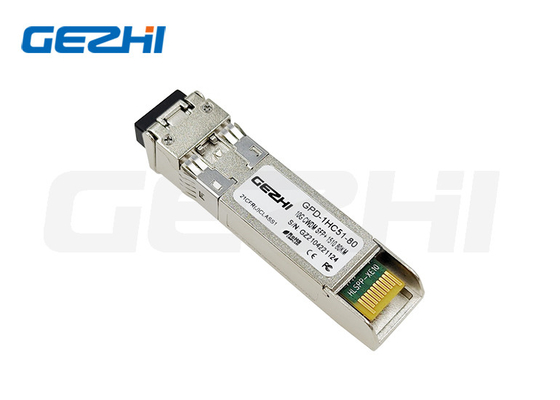 โมดูลรับส่งสัญญาณ 10G CWDM SFP 1410 - 1610nm 10GBASE 80KM ตัวเชื่อมต่อ LC / UPC