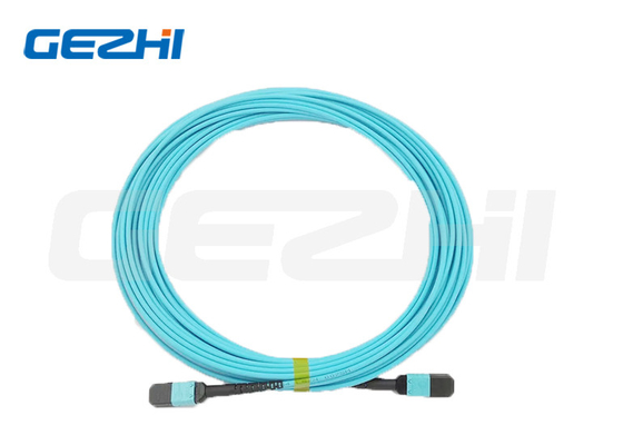 เคเบิ้ล Gezhi MPO 12 สายใย ประเภท B Multimode OM4 สายใย