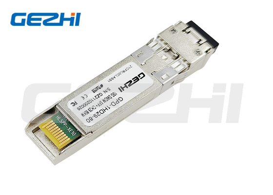 10GBASE SFP+ DWDM Optical Transceiver ความยาวคลื่นหนาแน่น-การแบ่งหลากหลาย 100% เหมาะสม
