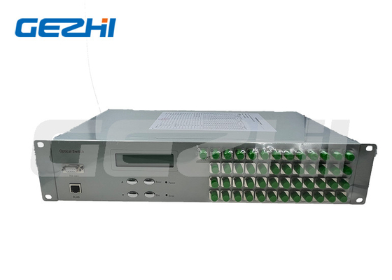 ความมั่นคงสูง FSW 1x48 สวิตช์ไฟเบอร์ออปติก 19 นิ้ว 2U Rackmount 1260 ~ 1650nm Single Mode
