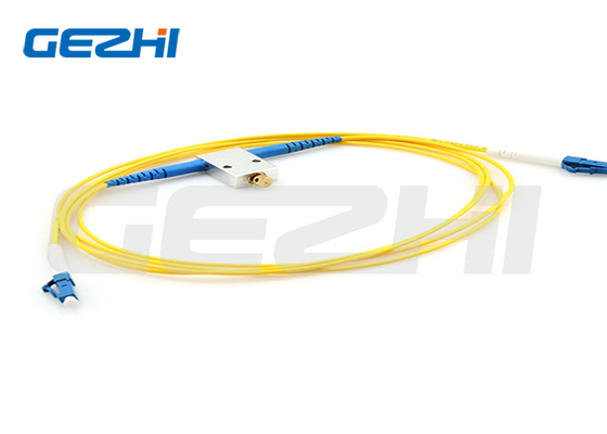 โหมดเดียว 0-60dB SC LC UPC ออนไลน์ Inline VOA เครื่องลดความหนาของไฟเบอร์ออปติก