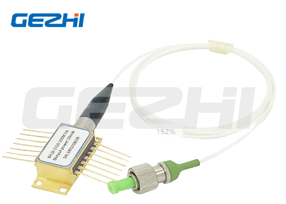 14 โมดูลไดโอเดลเลเซอร์แบบแอนาล็อกแบบพีนเบอร์ฟลอย 1520-1560nm พร้อม FC/APC