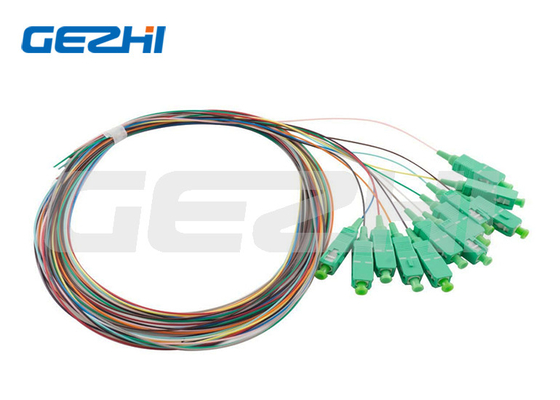 ประเภทเครื่องเชื่อมไฟฟ้า SC/APC สายใยไฟฟ้า Pigtail 9/125 สายใยไฟฟ้าสําหรับโทรคมนาคม
