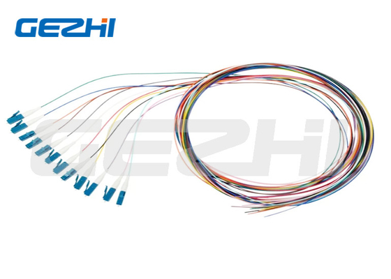 สายไฟเบอร์ออปติก Patch Cord Pigtail 12 Core LC/UPC SM ไม่มีเสื้อ