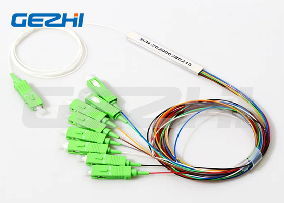 1×16 Sc/Upc Optical Fiber Plc Splitter - ประเภทหลอดเหล็กที่มีเครื่องเชื่อม SC/APC