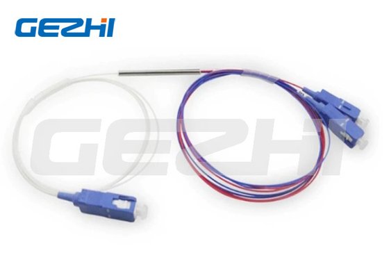 การแยกอัตรา สายไฟเบอร์ออปติก 1x2 FBT Coupler Splitter สายไฟเบอร์ออปติก Splitter OPTICO 1X2 Single-mode FBT Coupler