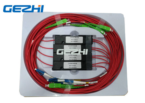 ไฟเบอร์เดี่ยวมินิ T1310nm 1 ช่อง CWDM Passive Multiplexer