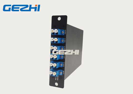 อะแดปเตอร์พีซี LC C24 ปลั๊กคู่ไฟเบอร์ใน 4CH 100Ghz หนาแน่น Wdm