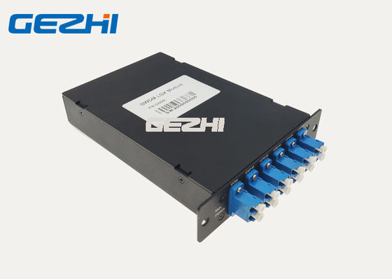 ดับเพล็กซ์ไฟเบอร์ 100Ghz 1x4 ช่อง DWDM Mux Module passive dwdm mux
