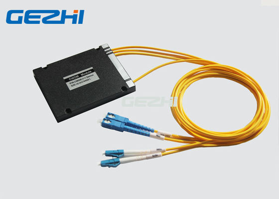 Single Fiber 1590nm CWDM 2 Channel Optical เพิ่ม Drop Multiplexer