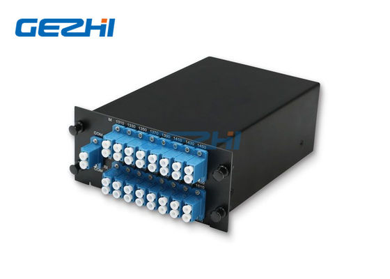 ไฟเบอร์คู่ 1x16 CH CWDM Mux Demux ไฟเบอร์ออฟติคัล Multiplexer