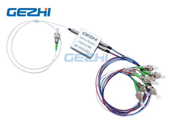 Non Latching Passive 1742nm 1x8 สวิตช์ใยแก้วนำแสง