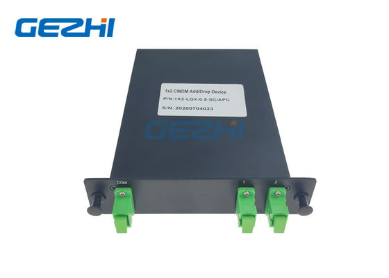 1510nm 1x2 CWDM Single Add หล่น Multiplexer แฝงโมดูล