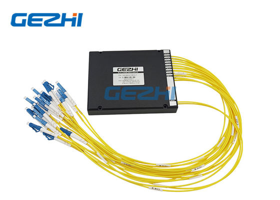 1x8 ตัวเชื่อมต่อ CWDM Muux Demux Duplex Fiber LC UPC 1x8 แบบสองทิศทาง
