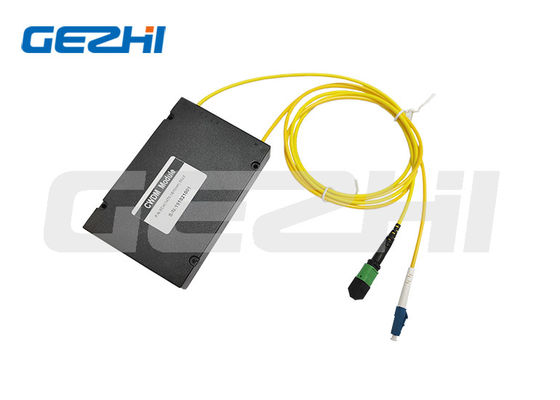 1x8 WDM ไฟเบอร์ออปติก Multiplexer 8 ช่อง CWDM พร้อม MPO Pigtailed