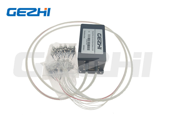 OM4 SMF สวิตช์ใยแก้วนำแสง 1x64 เครื่องกล FSW 900um สำหรับระบบ OADM